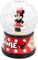 Minnie Mouse Light-Up Snow Globe with Swirling Glitter Display Piece Decoration | Home Decor for Kids Room Essentials | Precious Keepsake, Cute Novelty Gifts and Collectibles | 6 Inches Tall